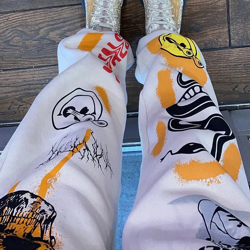 Sweat Pant Cartoon Printed