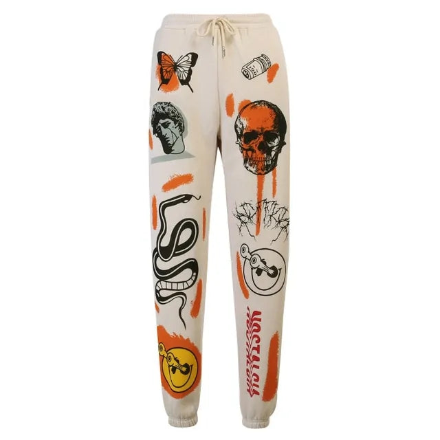 Sweat Pant Cartoon Printed