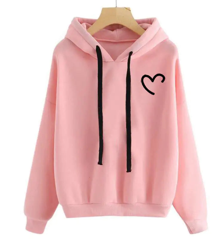 Fleece Hooded Women's Clothing Sweater Top