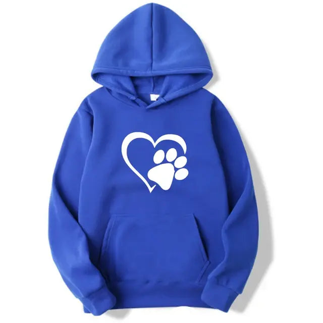 Sudaderas con capucha con estampado en forma de corazón