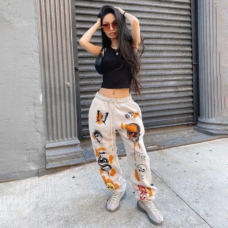 Sweat Pant Cartoon Printed